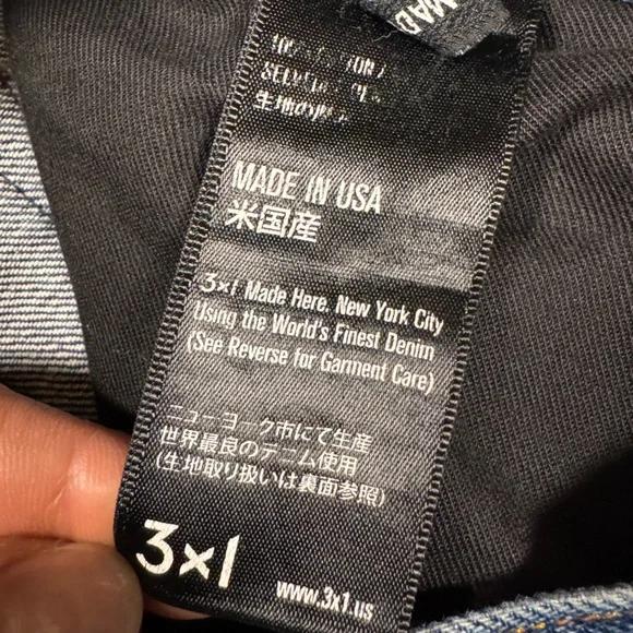 3x1 Denim Jeans Size 31 Made in USA NYC Raw Selvedge - Picture 9 of 11
